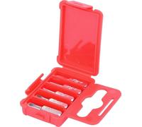 KS Tools 911.2902 - Boîte de 5 Embouts de Vissage TORQ-SET®, L.25 mm - 1/4'' - 6 mm - En Acier Spécial