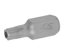 KS Tools 911.3125 embout de 10 mm pour étoile à cinq branches, perçage | Embout de vissage 5 pans percé, L.30 mm - 10 mm - TS60