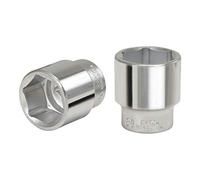 KS Tools 911.3408 - Douille 6 pans - 3/4'' - 34 mm - Version courte - Chrome Vanadium - Finition satinée