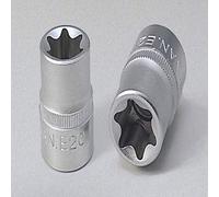 KS Tools 911.4315-E Douille TORX 1/4" KS, E6, sur support | Douille 1/4'' TORX E, E6 - sur carte, chrome vanadium, résistant