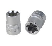 KS Tools 911.4325-E Douille KS TORX 1/2", E22, sur support | Douille 1/2'' TORX E, E22 - sur carte, chrome vanadium, résistant