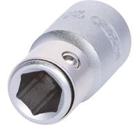 KS Tools 911.4327 Douille porte-embouts 1/4" Entraînement 6,35 mm par bille | Douille 1/4'' porte-embouts, avec anneau de serrage, chrome vanadium, résistant