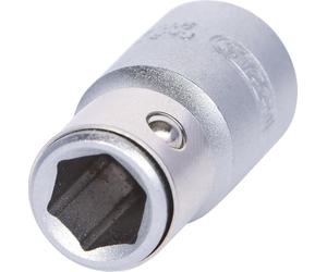 KS Tools 911.4327 Douille porte-embouts 1/4" Entraînement 6,35 mm par bille | Douille 1/4'' porte-embouts, avec anneau de serrage, chrome vanadium, résistant