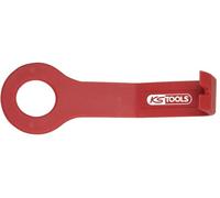 KS Tools Dégrafeur de clips 911.8124 - 180 mm coudé 90° fendu avec œillet de traction