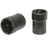 KS Tools 913.1255 Douille spéciale 25 mm | Douille à chocs spéciale écrous abimés 1/2'', 25 mm, L.50 mm, chrome vanadium, résistant