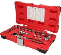 KS TOOLS 3/8"+1/2" TRIPLEplus Jeu de douilles traversantes 17 pièces - 916.4050