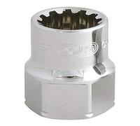 KS Tools 916.4068 - Douille traversante 1/2", 18mm - Gamme TRIPLEplus® - Entraînement 19mm mâle - En Chrome Vanadium - Finition chromée