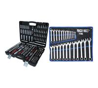 KS Tools 917.0795 - Caisse à Outils Complète en Coffret Douille de 1/4", 3/8" et 1/2" & BGS 1196 | Jeu de clés mixtes | 6-32 mm