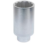 KS Tools 917.1275 Douille longue - 12 pans - 1/2" - 32 mm - CHROMEmat | Douille 1/2'' 12 pans, longue, 32 mm, chrome vanadium, résistant
