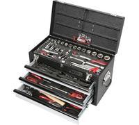 KS Tools 918.0100 Coffre à outils BLACKplus équipé - 3 tiroirs et plateau - 100 pcs