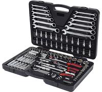 KS Tools Coffret de douilles 918.0724 – 1/4" + 3/8" + 1/2" 8–19 mm CHROMEplus 124 pièces
