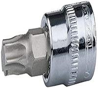 KS Tools 918.1484 Douille tournevis CHROMEplus 1/4'' TX 30 | Douille tournevis 1/4'' TORX CHROMEplus, T30, chrome vanadium, résistant