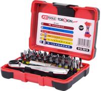 KS TOOLS 918.3010 Coffret de 32 embouts de vissage 1/4" à code couleur TORSIONpower Chromé Satiné