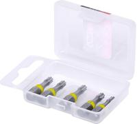 KS Tools 918.3516 - Boîte de 5 Embouts de Vissage à Code Couleur TORSIONpower®, L. 25 mm - 1/4'' - TORX®, T20