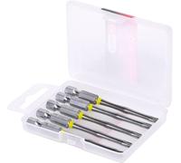 KS Tools 918.3561 - Boîte de 5 Embouts de Vissage à Code Couleur TORSIONpower®, L. 75 mm - 1/4'' - TORX®, T20