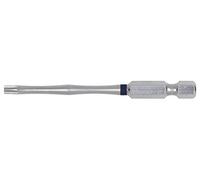 KS Tools 918.3676 - Boîte de 5 Embouts de Vissage à Code Couleur TORSIONpower®, L. 75 mm - 1/4'' - TORX® percé, T30