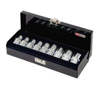 KS Tools 918.441 CHROME TX Coffret à douilles 9 pièces 1/2, E10 à E24