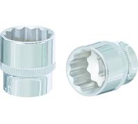 KS Tools 1/2" Douilles 12 pans CHROMEplus, 7/16" Quantité:1