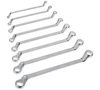 Ks Tools 920.0248 - Jeu de Clés polygonales contre-coudées - 8 pcs - En chrome Vanadium - Finition chromée
