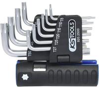 KS Tools 920.2500 TX Jeu de clés mâles coudées T 8, T 10, T 15, T 20, T 25, T 27, T 30, T 40, T 45, T 50 10 pièces
