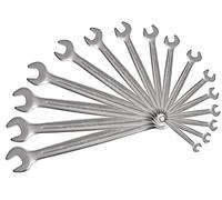 KS TOOLS 922.0045 Jeu de 16 clés mixtes métriques - Jeu de clé à cliquet | Boîte de 16 clés mixtes métriques, 8 à 24 mm, chrome vanadium