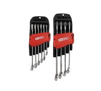 Jeu de 10 clés mixtes métriques sur support, 8 à 19 mm - KS TOOLS - 922.0050