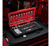 KS Tools Coffret douilles et accessoires ULTIMATE 1/2" 39 pièces Chrome-vanadium – 922.0639