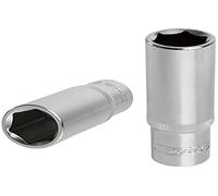 KS Tools 922.1256 - Douille longue 6 pans 1/2'' - 26mm - Gamme ULTIMATE® - En Chrome Vanadium - Finition chromée satinée