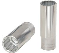 KS Tools 922.1273 - Douille longue 12 pans 1/2'' - 14mm - Gamme ULTIMATE® - En Chrome Vanadium - Finition chromée satinée