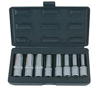 KS Tools 922.1387 Coffret de 8 douilles TORX® 1/2'' version longue - 75 mm