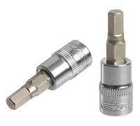 KS Tools 922.1459 - Douille tournevis 6 pans 1/4'', L.37 mm - 2 mm - Gamme ULTIMATE® - En Chrome Vanadium - Finition chromée satinée
