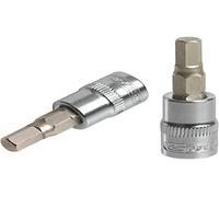 KS Tools 922.1460 - Douille tournevis 6 pans 1/4'', L.37 mm - 2,5 mm - Gamme ULTIMATE® - En Chrome Vanadium - Finition chromée satinée