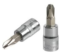 KS Tools 922.1468 - Douille tournevis PHILLIPS® 1/4'', L.37 mm - PH1 - Gamme ULTIMATE® - En Chrome Vanadium - Finition chromée satinée