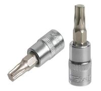 KS Tools 922.1485 - Douille tournevis TORX® 1/4'', L.37 mm - T40 - Gamme ULTIMATE® - En Chrome Vanadium - Finition chromée satinée