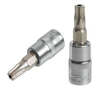 KS Tools Douille tournevis TORX® percé 1/4'' 12 mm