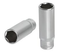 KS Tools 922.1526 - Douille longue 6 pans 1/4'' - 9/32'' - Gamme ULTIMATE® - En Chrome Vanadium - Finition chromée satinée