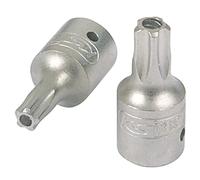 KS Tools 922.1546 - Douille tournevis 5 pans percé 1/4'' - L.25 mm - TS 30 - Gamme ULTIMATE® - En Chrome Vanadium - Finition satinée