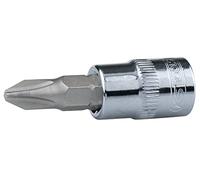KS Tools 922.1655 - Douille tournevis PHILLIPS® 1/2'', L.55 mm - PH2 - Gamme ULTIMATE® - En Chrome Vanadium - Finition chromée satinée