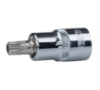 KS Tools 922.1699 - Douille tournevis TORX® percé 1/2'', L.55 mm - T55 - Gamme ULTIMATE® - En Chrome Vanadium - Finition chromée satinée