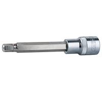 KS Tools 922.1711 - Douille tournevis 6 pans 1/2'', L.110 mm - 7 mm - Gamme ULTIMATE® - En Chrome Vanadium - Finition chromée satinée