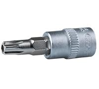 KS Tools 922.3940 - Douille tournevis TORX® percé 3/8'', L.50 mm - T10 - Gamme ULTIMATE® - En Chrome Vanadium - Finition chromée satinée