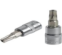 KS Tools 922.3948 Douille tournevis TORX® percé 3/8'', L.50 mm - T50 | Douille tournevis ULTIMATE TORX® percé 3/8'', L.50 mm - TB50, Chrome Vanadium, résistant