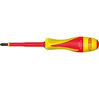 KS Tools 922.6211 Tournevis PHILLIPSbi-matière isolé 1000V, PH2-100x205 mm | Tournevis PHILLIPS® bi-matière isolé 1000V, PH2 - 100x220 mm, chrome vanadium, vissage précis