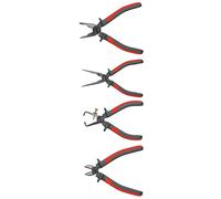 KS TOOLS 922.8009 - Jeu de 4 Pinces - Gamme Ultimate - Pince Coupante, Pince Universelle, Pince à Becs Plat, Pince à Denuder
