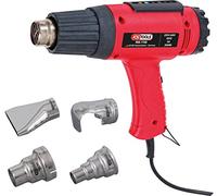 KS Tools Décapeur thermique 960.1190 - Pistolet à air chaud 2000 W 4 accessoires