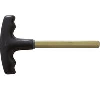 KS Tools BRONZEplus Clé mâle coudée pour vis à six pans creux avec poignée en T 14 mm
