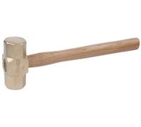 KS Tools BRONZEplus Marteau de mineur 2500 g, avec manche en hickory