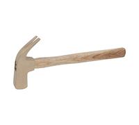 KS Tools 963.2152 - Marteau de coffreur - Manche Hickory - Tête 500g, 340mm - Gamme BRONZEplus - Antidéflagrant - Alliage Aluminium-Bronze