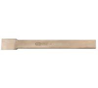 KS Tools 963.2419 - Burin plat - L. 400 x H. 12mm - Gamme BRONZEplus - Antidéflagrant - Alliage Aluminium-Bronze
