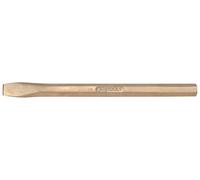 KS Tools 963.2447 - Burin de maçon - 150mm x 17mm - Gamme BRONZEplus - Tranchant libre d'arête - 6 pans - Antidéflagrant - Alliage Aluminium-Bronze